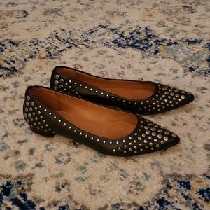 Frye studded flats